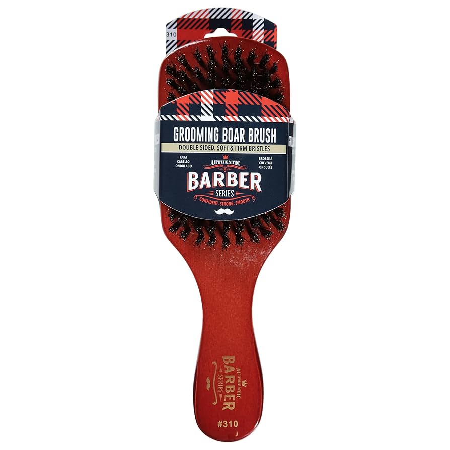 ★MPB Wild Boar★SR★Fade bream 2★ New Military Boar Brush 2-Sided Soft & Firm Authentic Barber